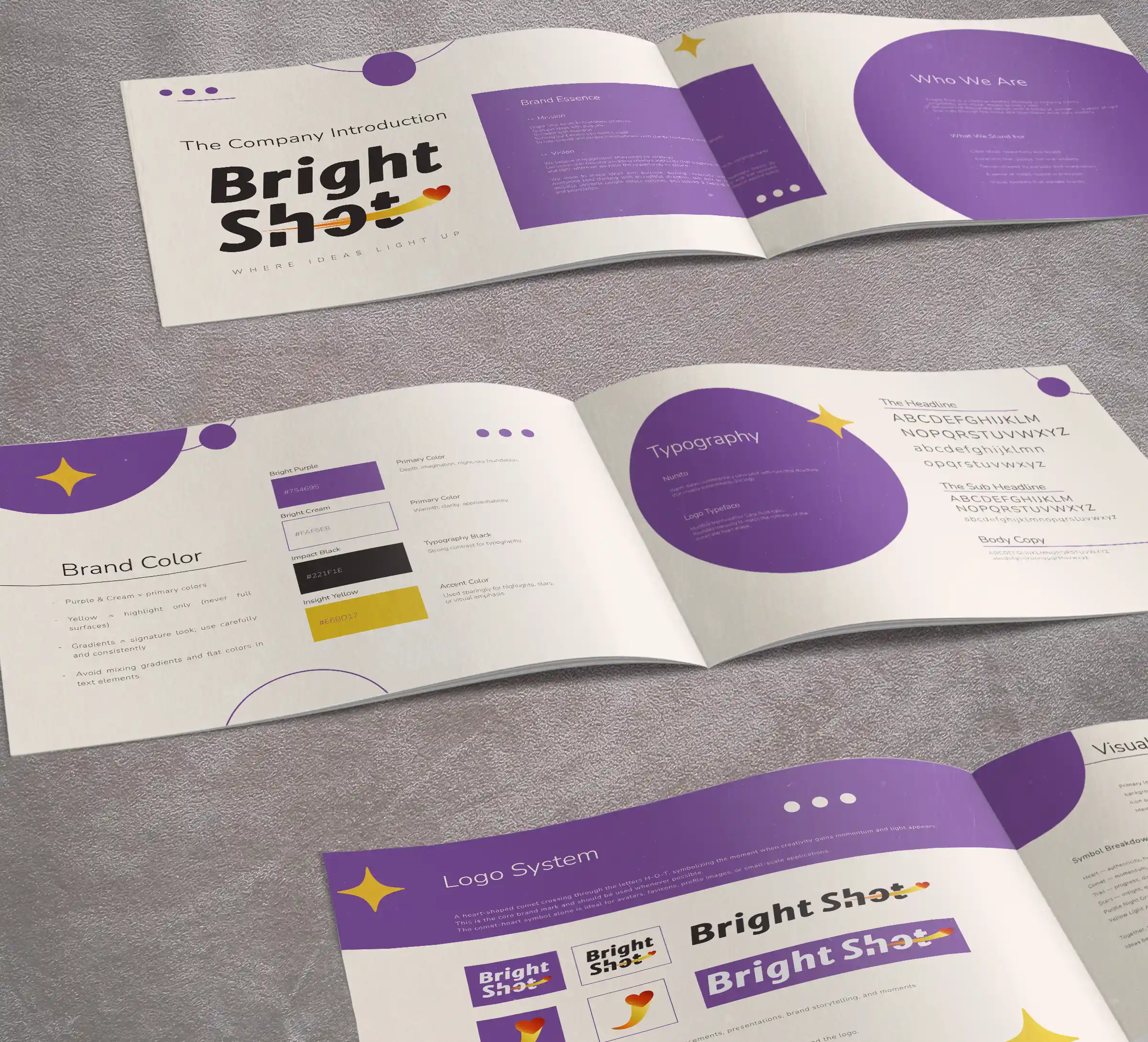 Bright Shot mockup showcase close