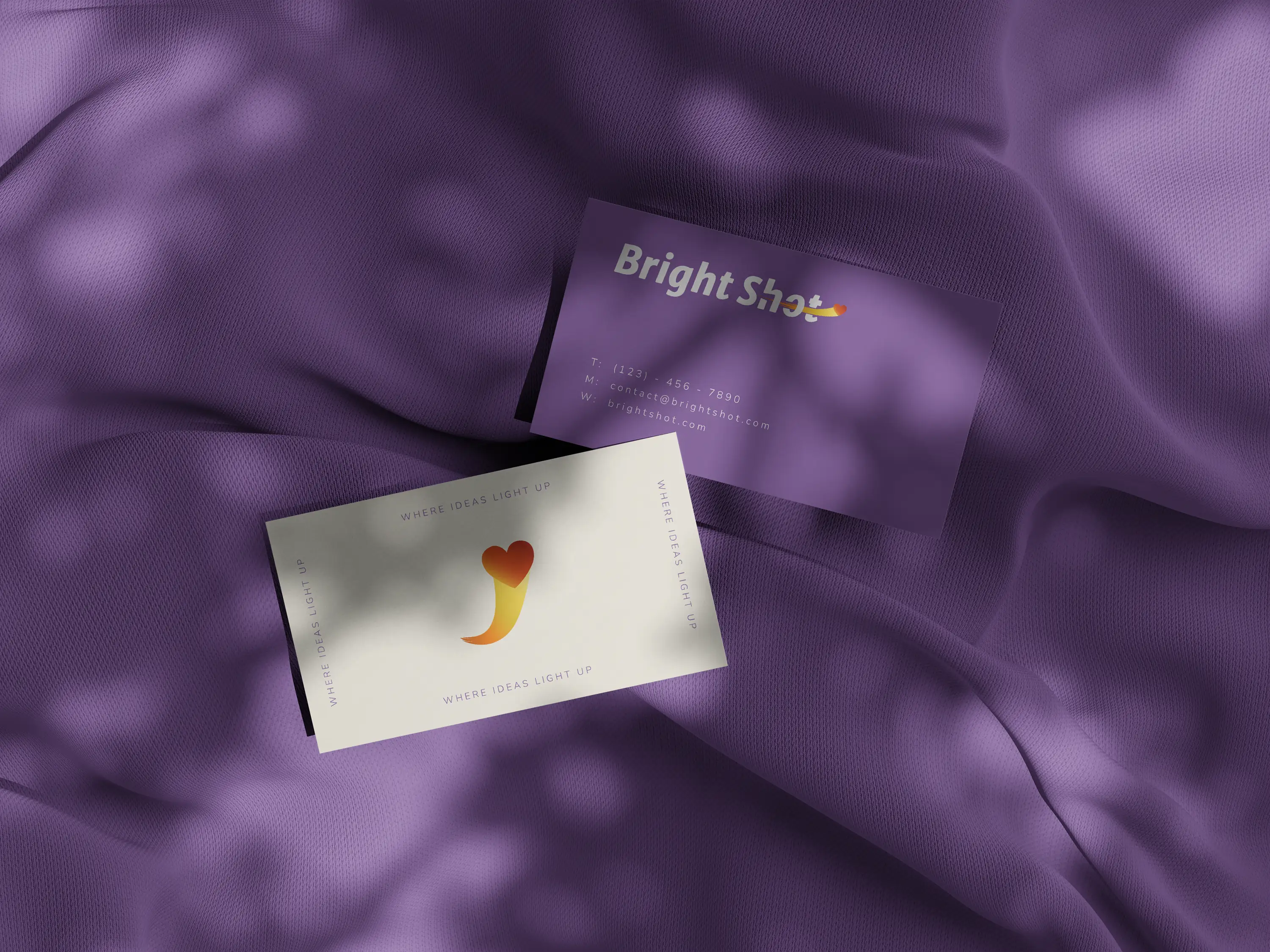 Bright Shot mockup presentation